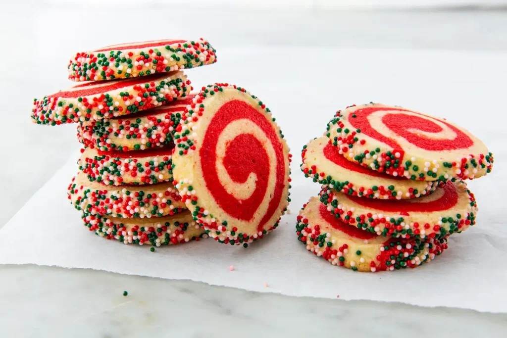 Christmas Pinwheel Cookies