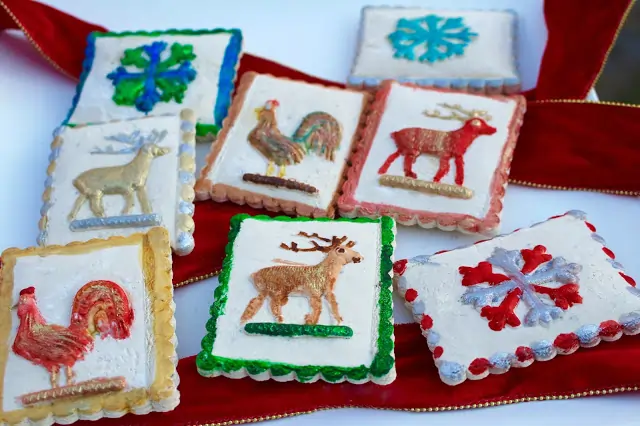 Christmas Springerle Cookies