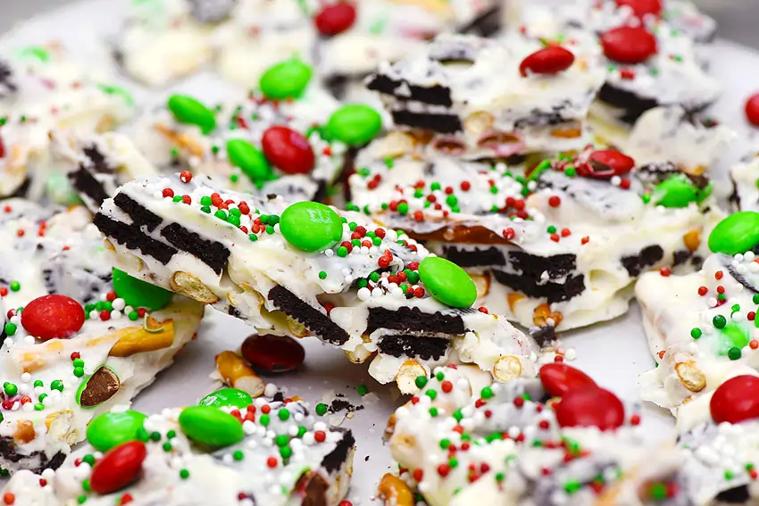 Tree Bark Christmas Cookies