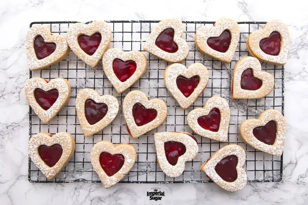 Linzer Hearts Valentine Cookies